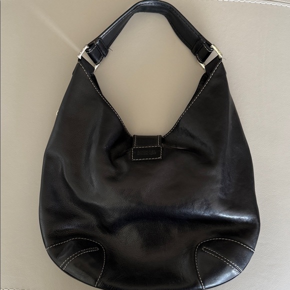 MICHAEL Michael Kors Black Leather Hobo Bag - Picture 2 of 6
